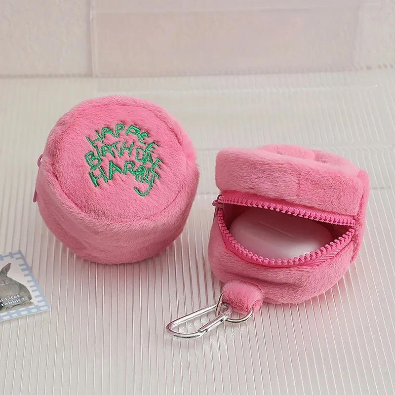 Backpack Insert Organizer - Niedliche kuchenförmige flauschige Hängetasche – Rucksack-Schlüssel-