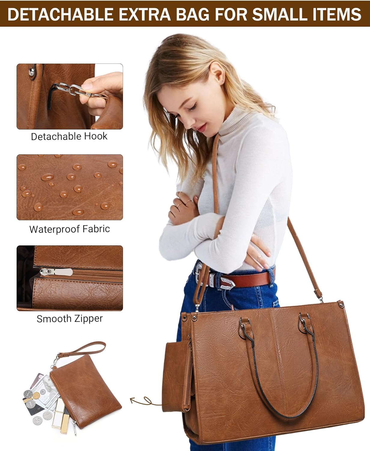 2-in-1 Laptop-Tragetasche mit  – Laptop Backpack 15.6 Bewertung und Preis