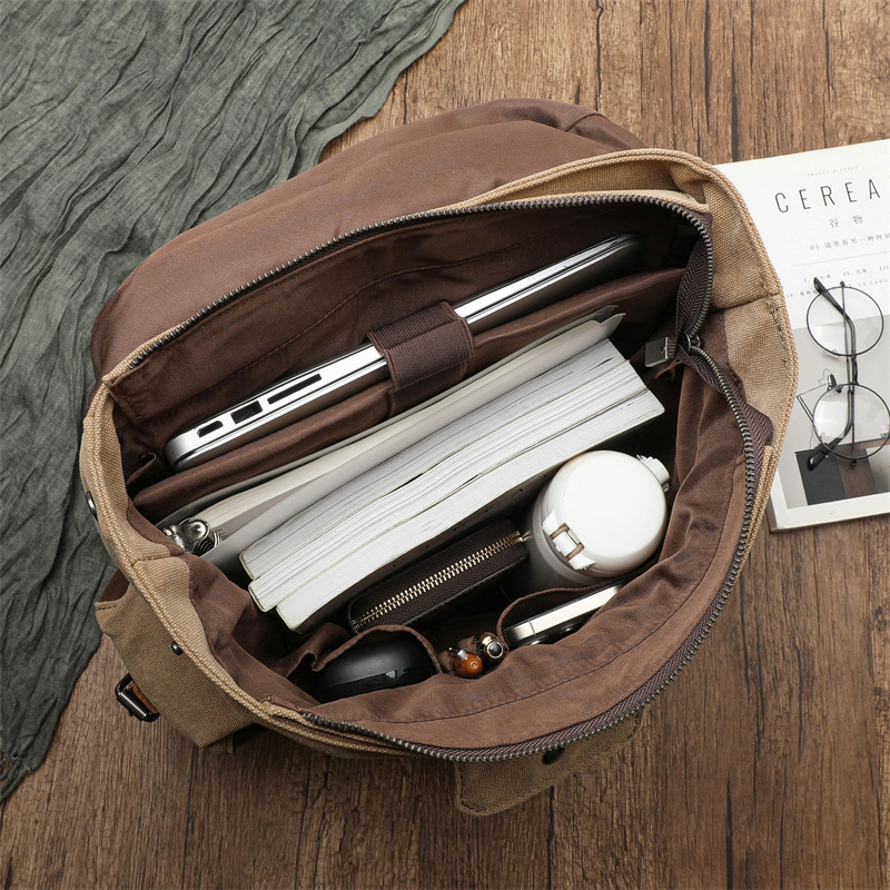 Retro Herren Outdoor Radfahren – Canvas Backpack Casual Bewertung und Preis