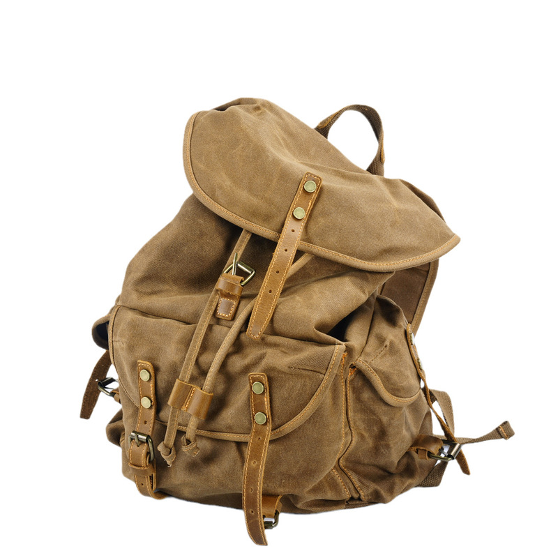 Retro-Rucksack aus weichem Wac – Canvas Backpack Casual Bewertung und Preis