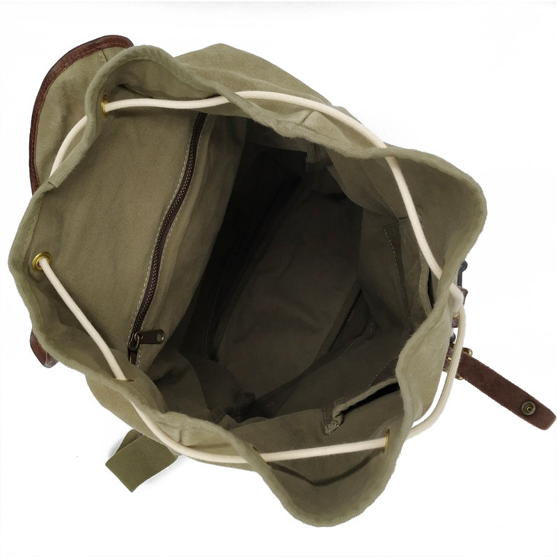 Retro Amerikanischer Hochdicht – Canvas Backpack Casual Bewertung und Preis