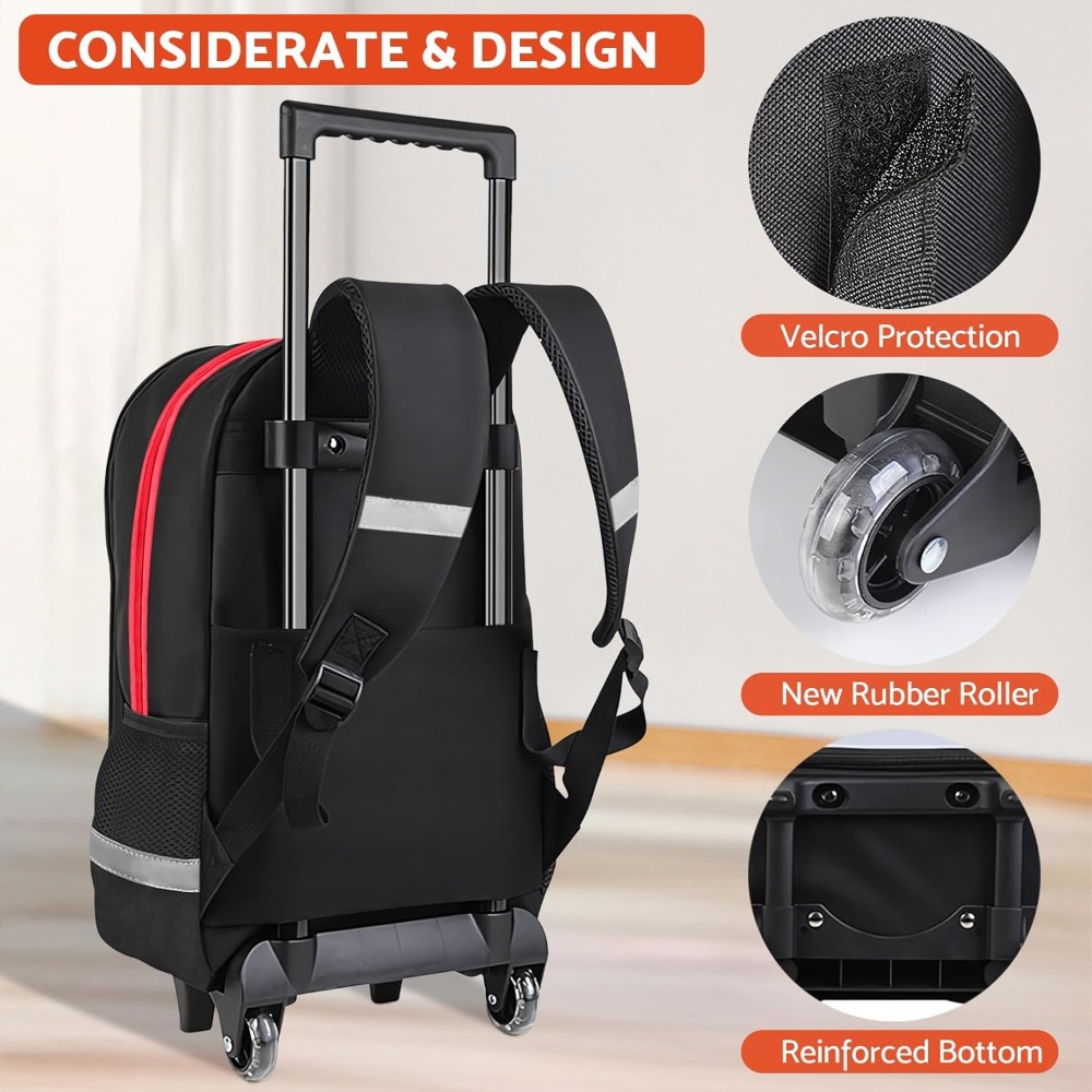 3-teiliges Kinder-Rollrucksack – School Backpack Teen Bewertung und Preis
