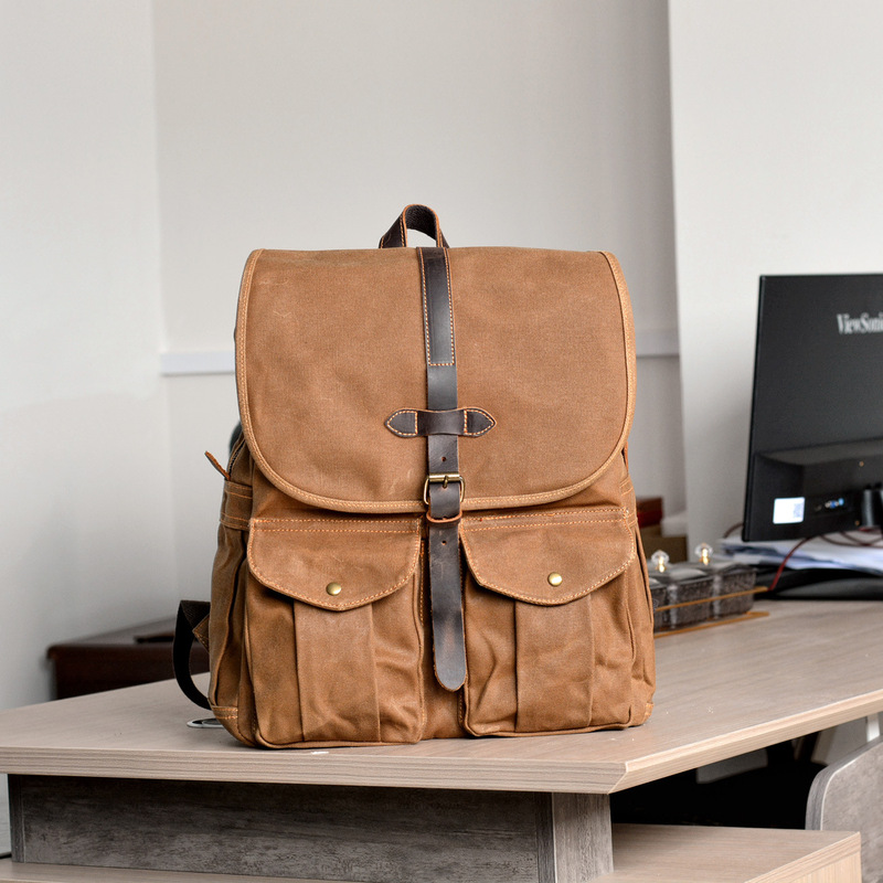 Neuer Herren-Rucksack aus Wach – Canvas Backpack Casual Bewertung und Preis
